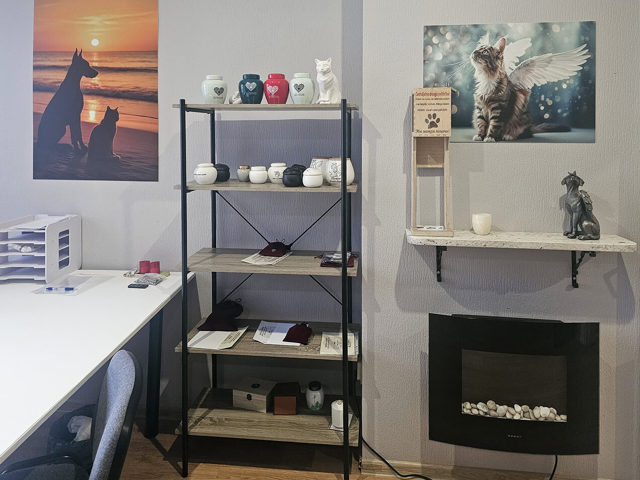 Atmosfēra atvadu privātā telpā